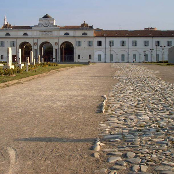 Novi Ark, la strada Romana e scavi archelogici al parco Novi Sad di Modena